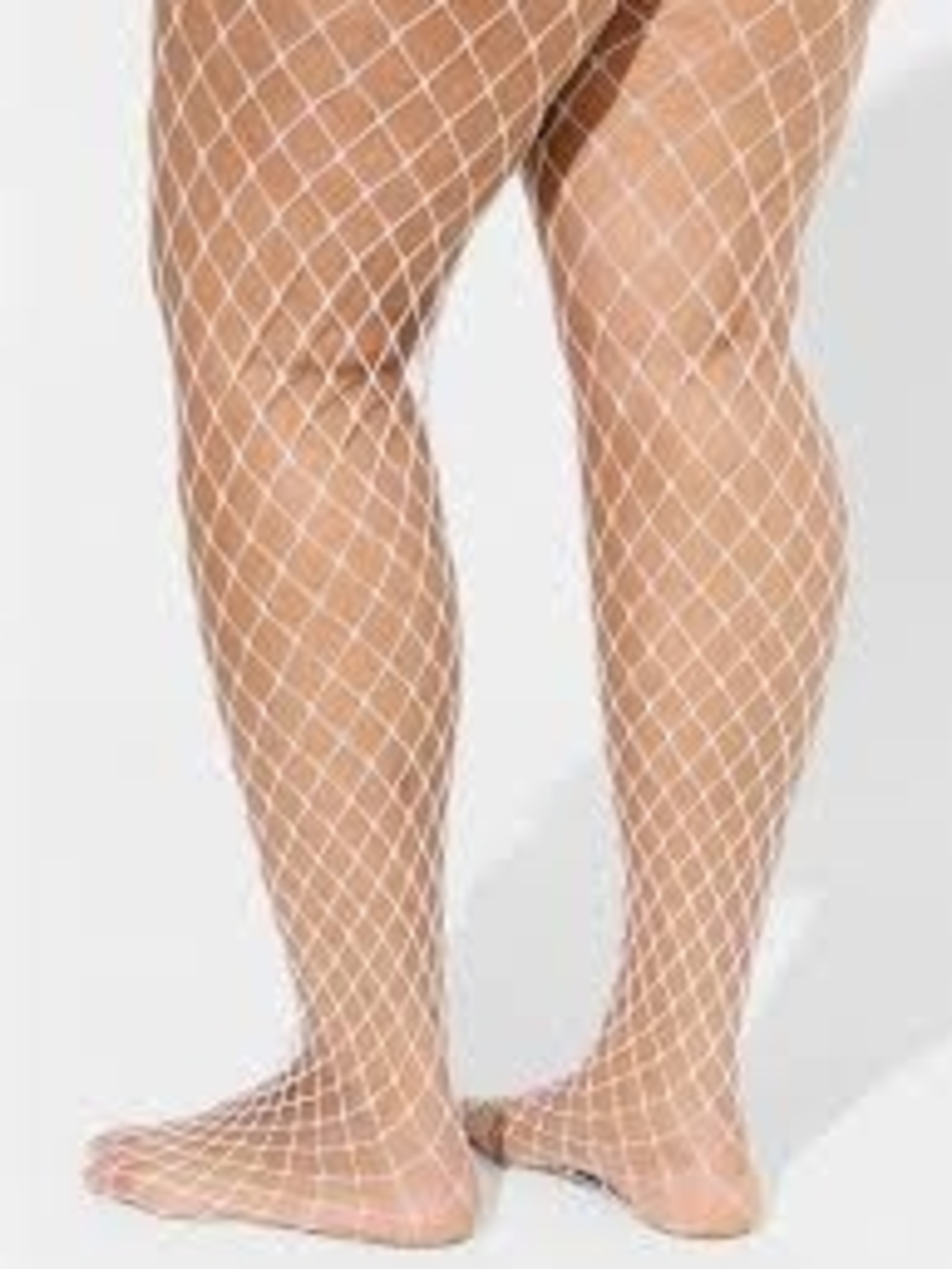 NWT torrid 3/4 Plus Size White Fishnet Tights